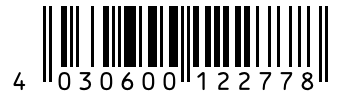 Barcode 4030600122778
