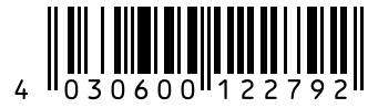 Barcode 4030600122792