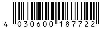 Barcode 4030600187722