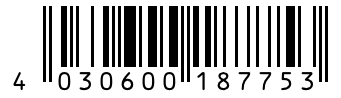 Barcode 4030600187753