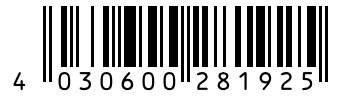 Barcode 4030600281925