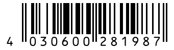 Barcode 4030600281987