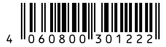Barcode 4060800301222