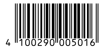 Barcode 4100290005016
