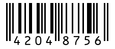 Barcode 42048756
