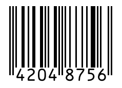 Barcode 42048756