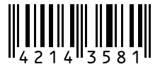 Barcode 42143581