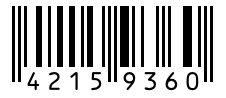 Barcode 42159360