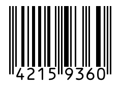 Barcode 42159360
