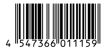 Barcode 4547366011159