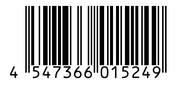 Barcode 4547366015249