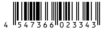 Barcode 4547366023343
