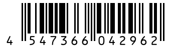 Barcode 4547366042962