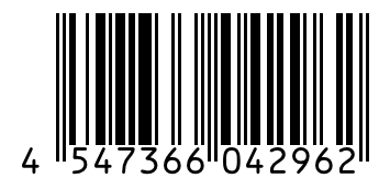 Barcode 4547366042962