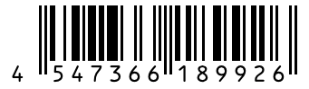 Barcode 4547366189926