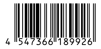 Barcode 4547366189926