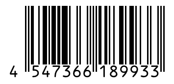 Barcode 4547366189933