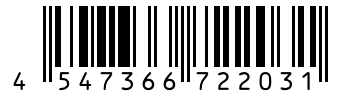 Barcode 4547366722031