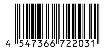 Barcode 4547366722031