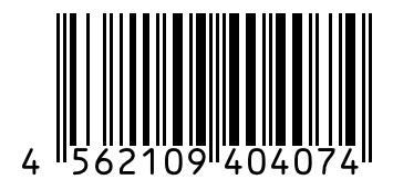 Barcode 4562109404074