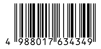 Barcode 4988017634349