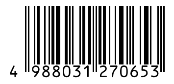 Barcode 4988031270653