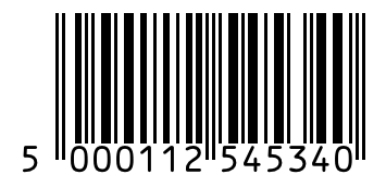 Barcode 5000112545340