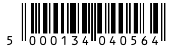 Barcode 5000134040564
