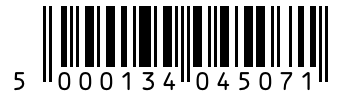 Barcode 5000134045071