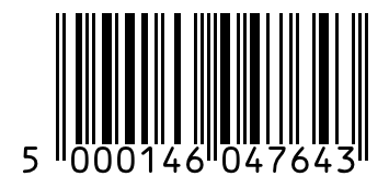 Barcode 5000146047643