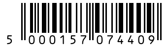 Barcode 5000157074409