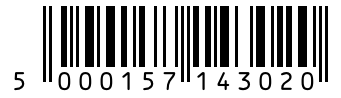 Barcode 5000157143020