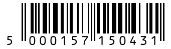 Barcode 5000157150431
