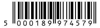 Barcode 5000189974579