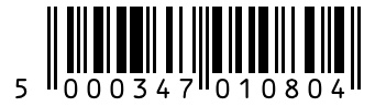 Barcode 5000347010804