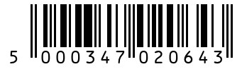 Barcode 5000347020643