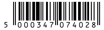 Barcode 5000347074028