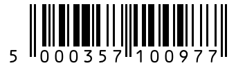 Barcode 5000357100977