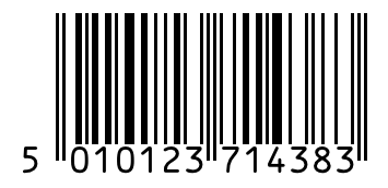 Barcode 5010123714383