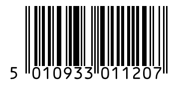 Barcode 5010933011207