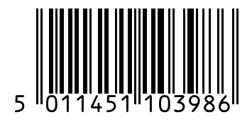 Barcode 5011451103986