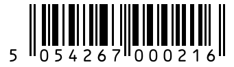 Barcode 5054267000216