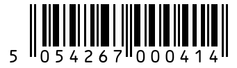 Barcode 5054267000414