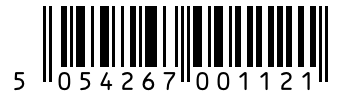 Barcode 5054267001121
