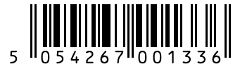 Barcode 5054267001336
