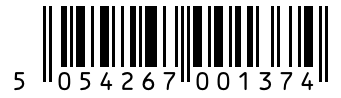 Barcode 5054267001374