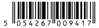 Barcode 5054267009417