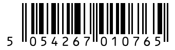 Barcode 5054267010765