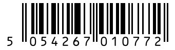 Barcode 5054267010772