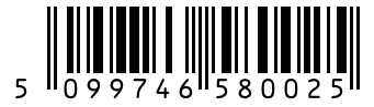 Barcode 5099746580025